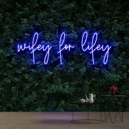 Wifey For Lifey Neon Sign For Romantic And Loving Decor | Shineneon