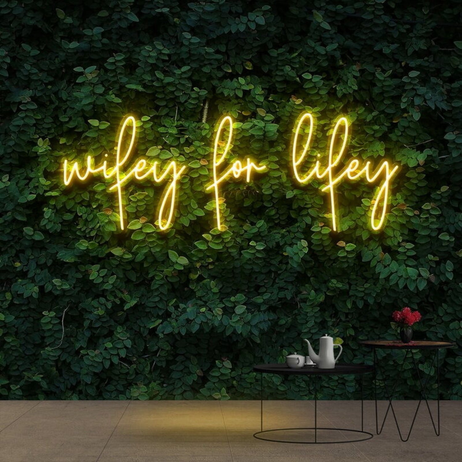 Wifey For Lifey Neon Sign For Romantic And Loving Decor | Shineneon