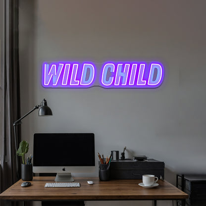 Wild Child Artwork Neon Signs Custom | Shineneon