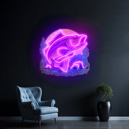 Wild Fish Led Neon Sign Light Custom Led Signs - Shineneon