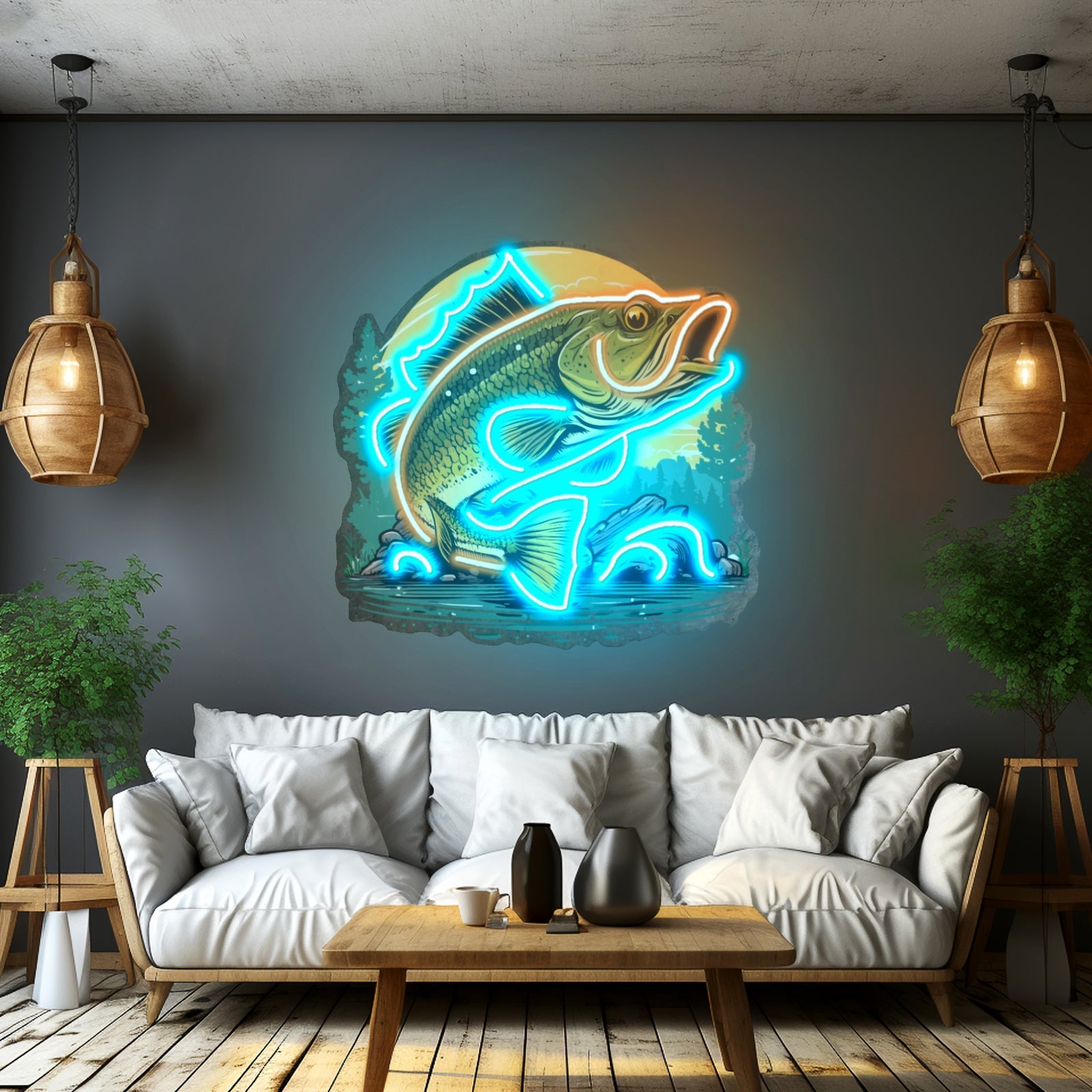 Wild Fish Led Neon Sign Light Custom Led Signs - Shineneon