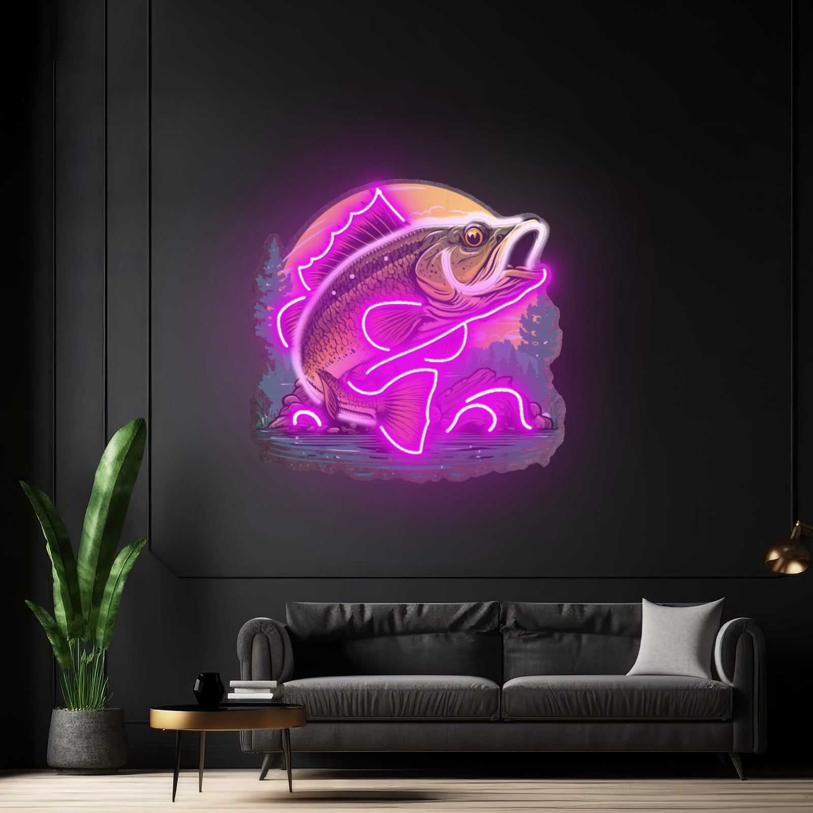 Wild Fish Led Neon Sign Light Custom Led Signs - Shineneon
