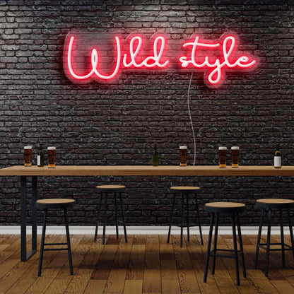 Wild Style Led Neon Sign - Shineneon