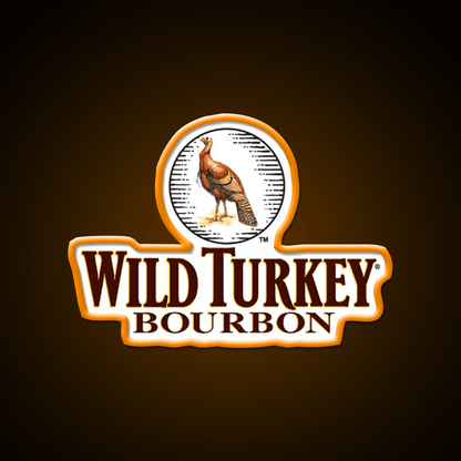 Wild Turkey Bourbon Whiskey Drink Bar Led Neon Sign Wall Art Rgb Color - Shineneon