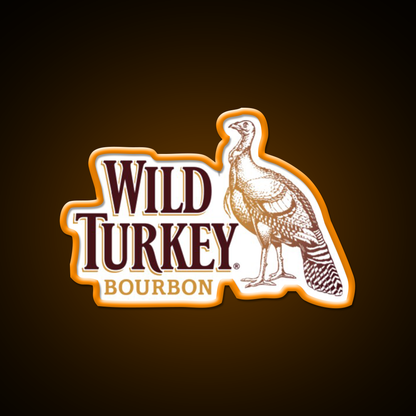 Wild Turkey Logo Beer Bar Decor Led Neon Sign Rgb Color - LED neon sign view 6