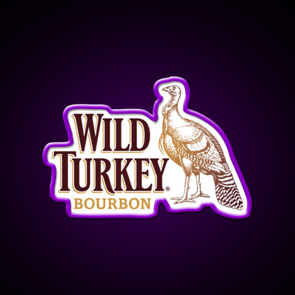 Wild Turkey Logo Beer Bar Decor Led Neon Sign Rgb Color - LED neon sign view 9