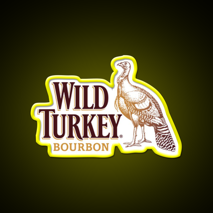 Wild Turkey Logo Beer Bar Decor Led Neon Sign Rgb Color - LED neon sign view 7