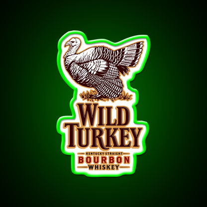 Wild Turkey Whiskey Drink Bar Led Neon Sign Rgb Color