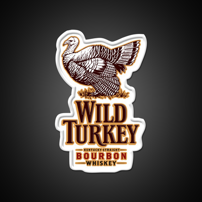 Wild Turkey Whiskey Drink Bar Led Neon Sign Rgb Color