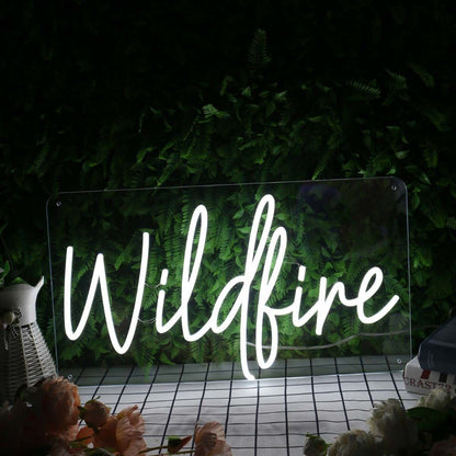 Wildfire White Led Neon Sign - Shineneon