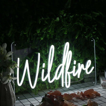 Wildfire White Led Neon Sign - Shineneon
