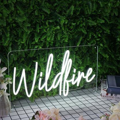 Wildfire White Led Neon Sign - Shineneon
