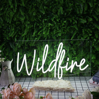 Wildfire White Led Neon Sign - Shineneon