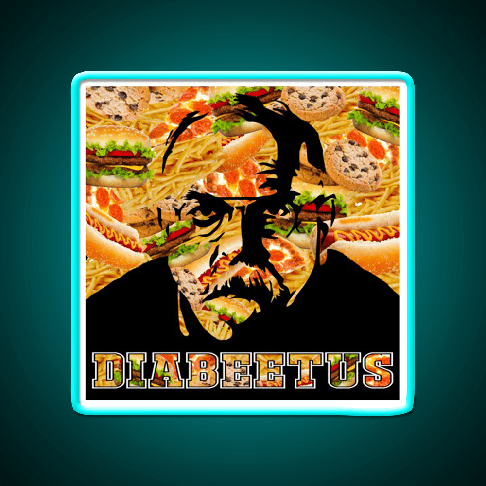 Wilford Brimley Fast Food Led Neon Sign For Burger Place Rgb Color - Shineneon