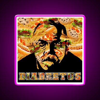 Wilford Brimley Fast Food Led Neon Sign For Burger Place Rgb Color - Shineneon