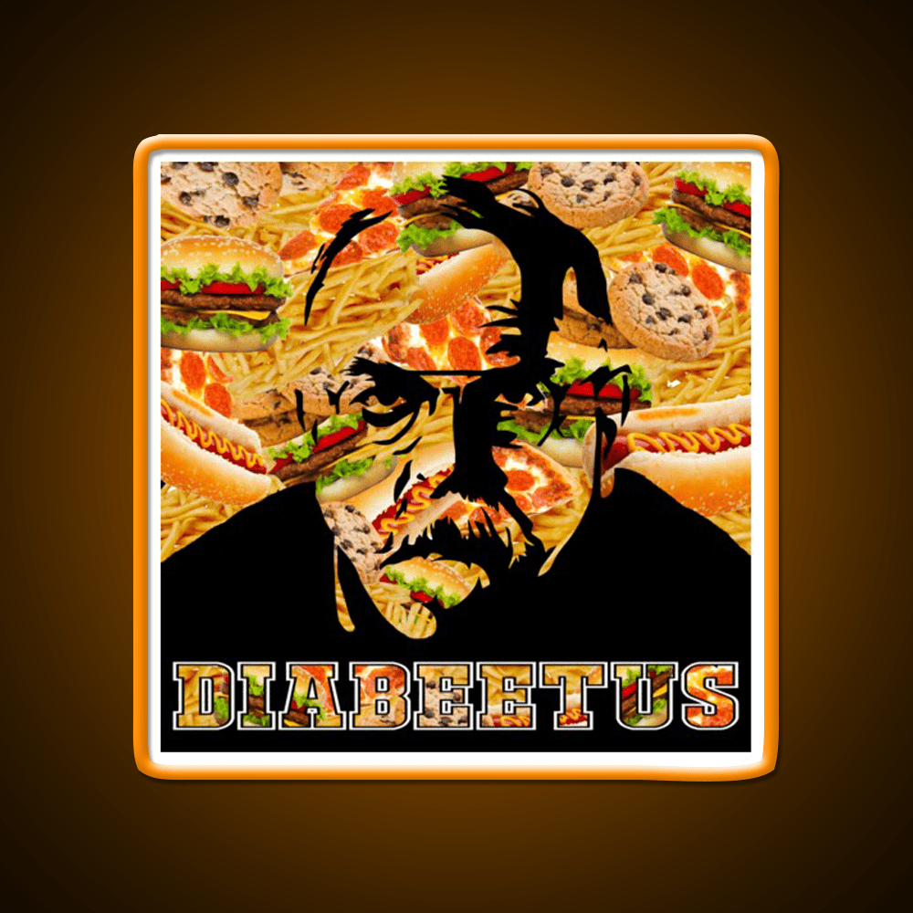 Wilford Brimley Fast Food Led Neon Sign For Burger Place Rgb Color - Shineneon