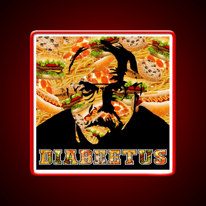Wilford Brimley Fast Food Led Neon Sign For Burger Place Rgb Color - Shineneon
