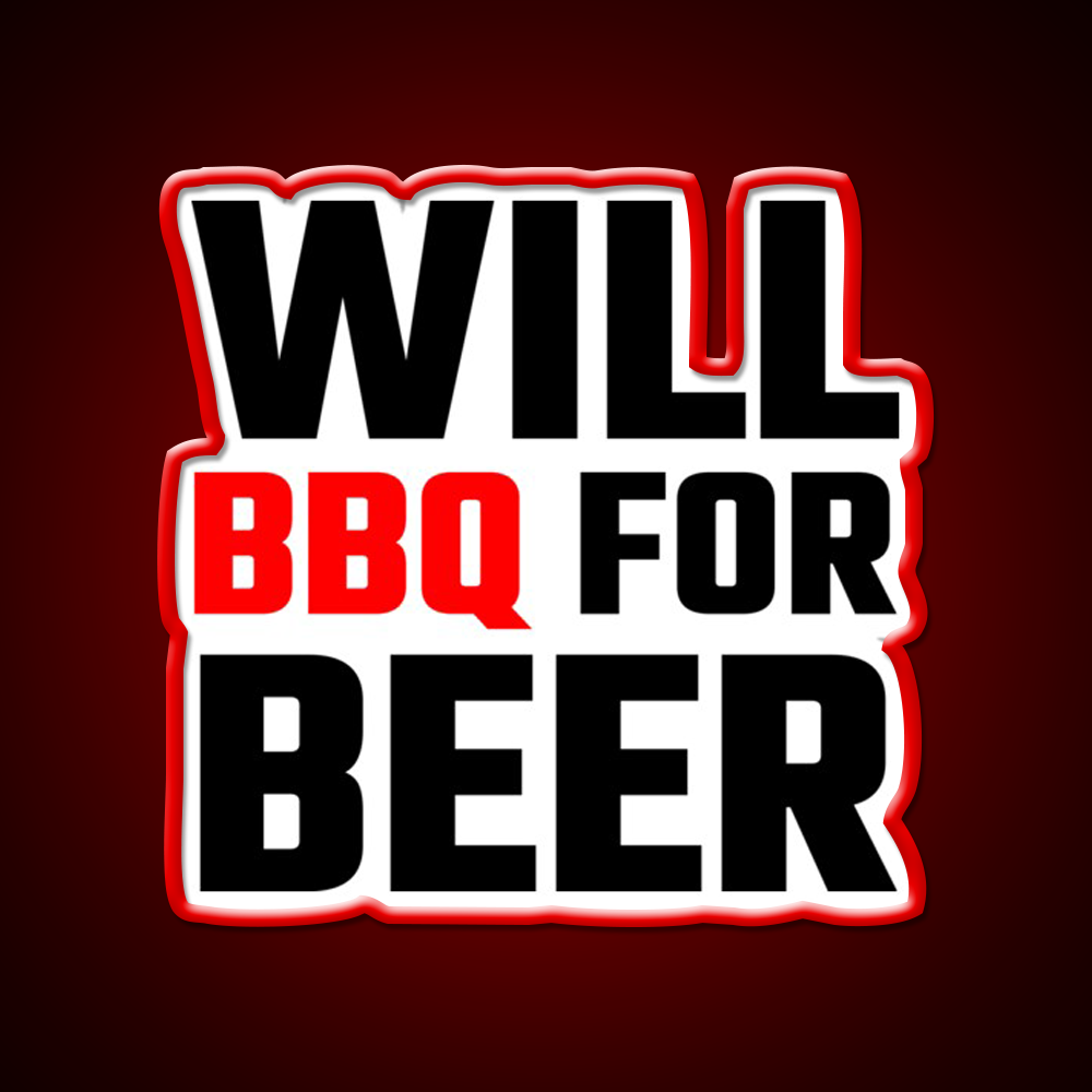 Will Bbq For Beer Bar Decor Led Neon Sign Rgb Color - LED neon sign view 10