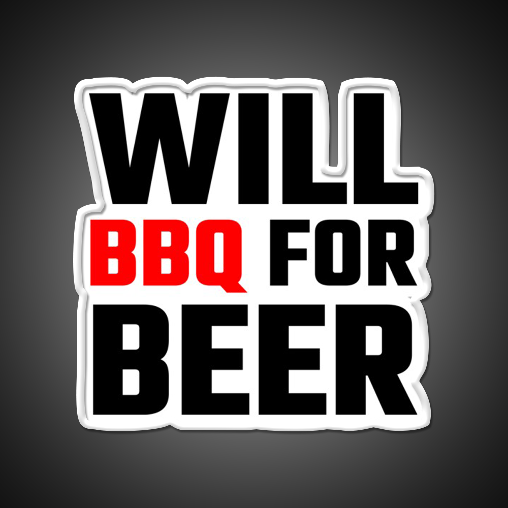 Will Bbq For Beer Bar Decor Led Neon Sign Rgb Color - LED neon sign view 11