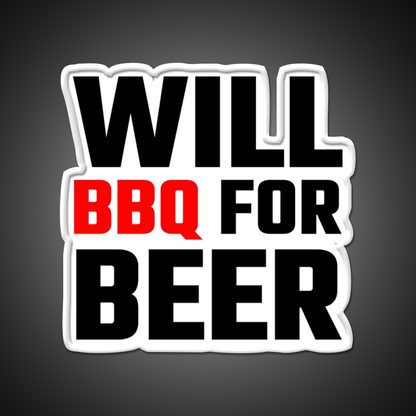 Will Bbq For Beer Bar Decor Led Neon Sign Rgb Color - LED neon sign view 11