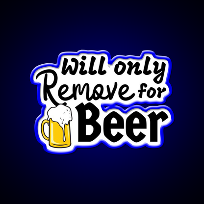 Will Only Remove For Beer Man Cave Bar Led Neon Sign Rgb Color