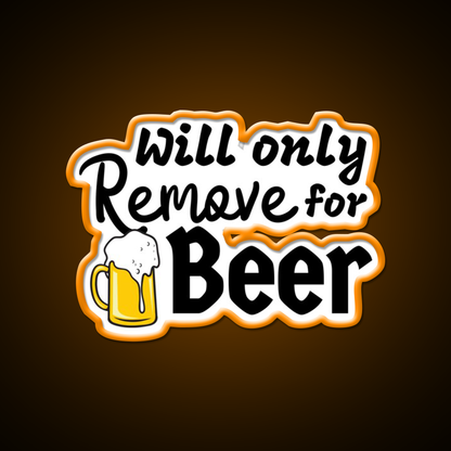 Will Only Remove For Beer Man Cave Bar Led Neon Sign Rgb Color