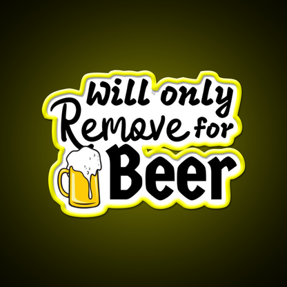 Will Only Remove For Beer Man Cave Bar Led Neon Sign Rgb Color