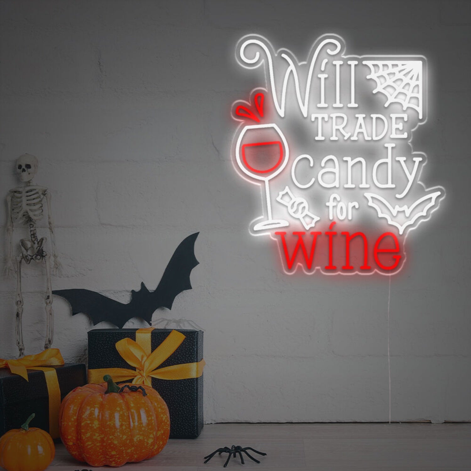 Will Trade Candy For Wine Led Neon Sign | Shineneon