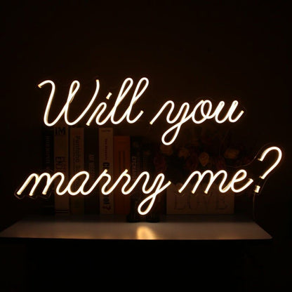 Will You Marry Me Led Neon Sign | Shineneon