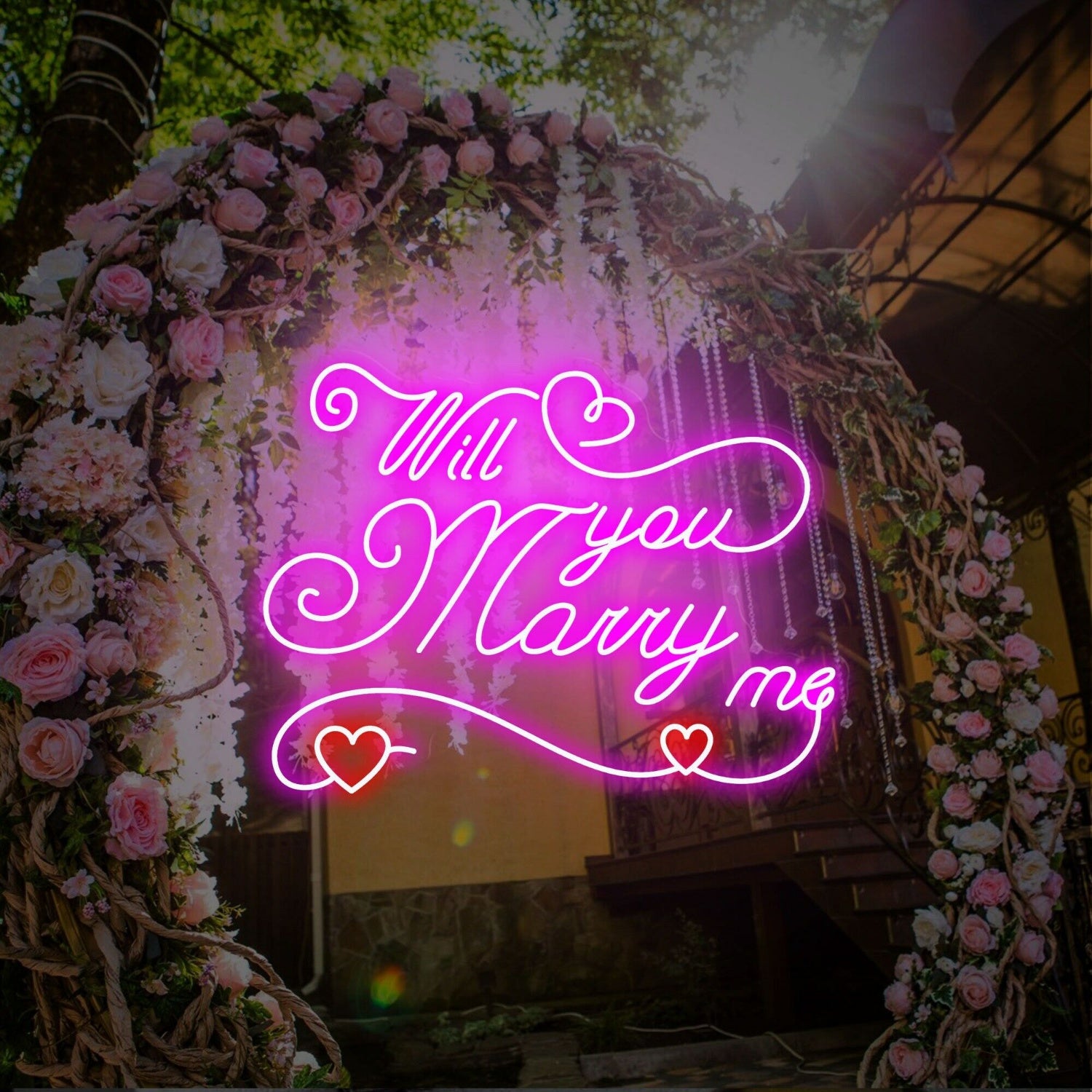 Will You Marry Me Led Neon Sign Party Decor Wall Art | Shineneon