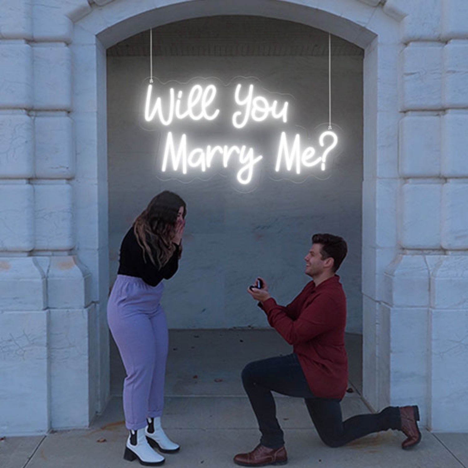 Will You Marry Me Led Neon Sign Wall Art Decor | Shineneon