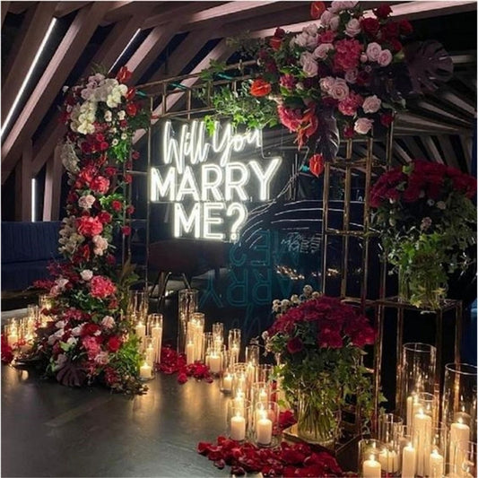 Will You Marry Me Led Sign Business Neon Sign