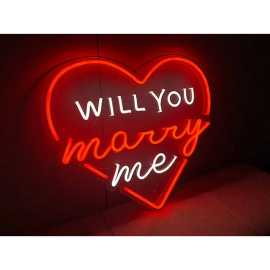 Will You Marry Me Led Sign Business Neon Sign For Home