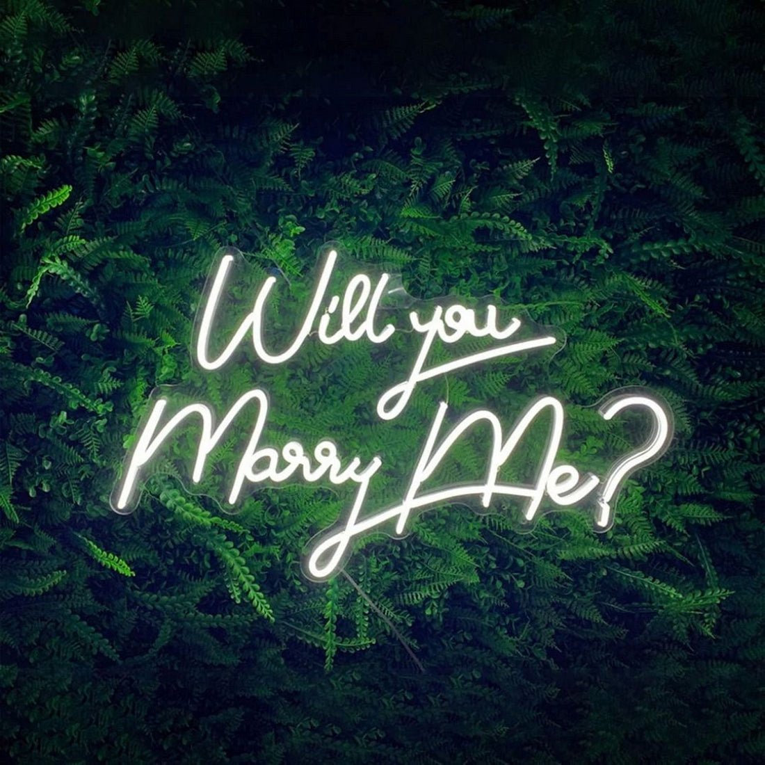 Will You Marry Me Led Sign Business Neon Signs Wall Art - Shineneon