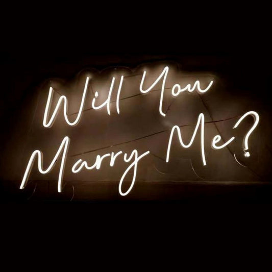 Will You Marry Me Led Sign Business Neon Signs Wall Decors