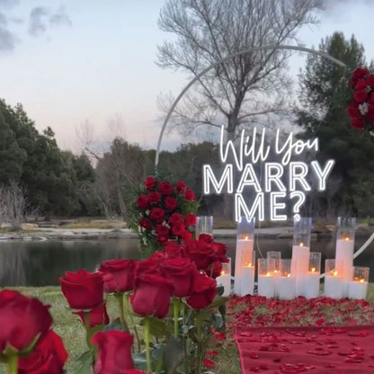 Will You Marry Me Neon Sign Wedding Party Decoration | Shineneon
