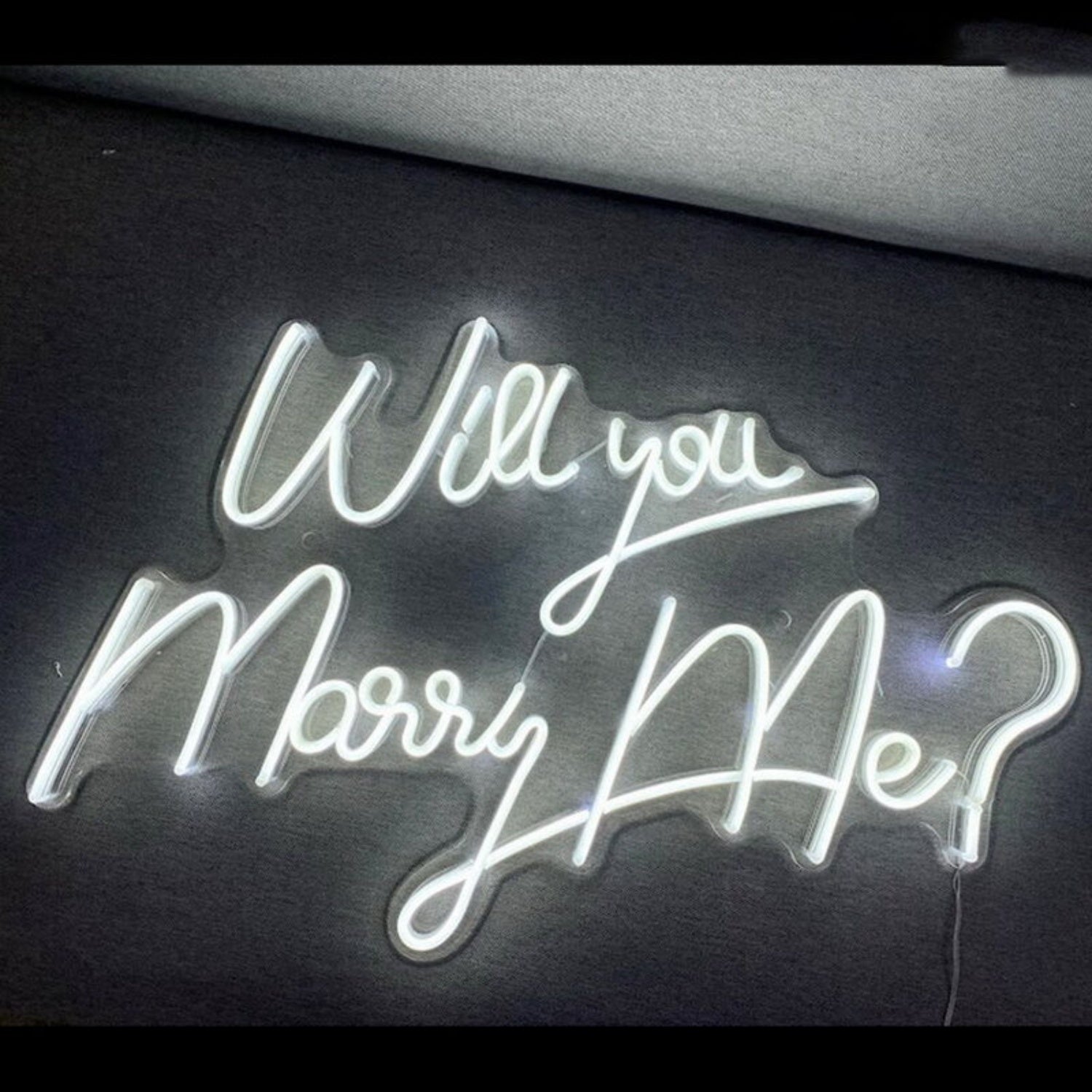 Will You Marry Me Proposal Engagement Neon Sign | Shineneon