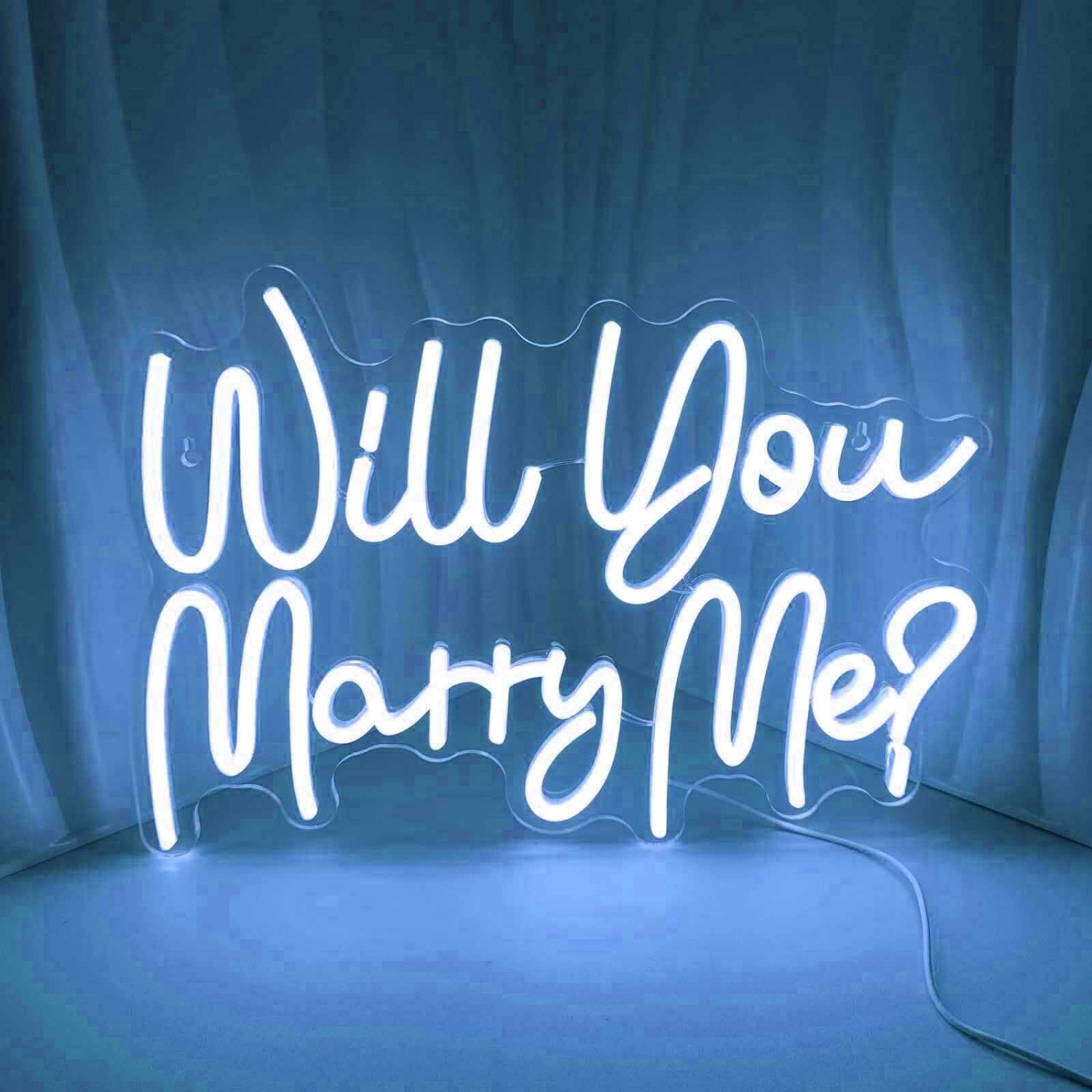 Will You Marry Me Proposal Style 3 Neon Sign | Shineneon
