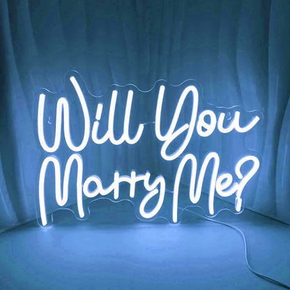 Will You Marry Me Proposal Style 3 Neon Sign | Shineneon