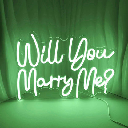 Will You Marry Me Proposal Style 3 Neon Sign | Shineneon
