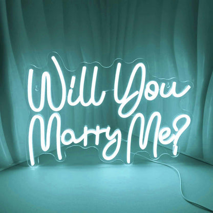 Will You Marry Me Proposal Style 3 Neon Sign | Shineneon