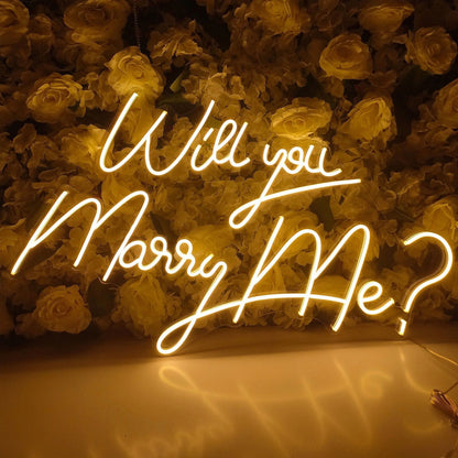 Will You Marry Me Proposal Style 4 Neon Sign | Shineneon