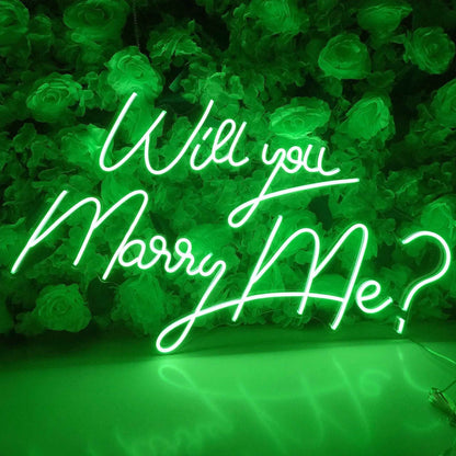 Will You Marry Me Proposal Style 4 Neon Sign | Shineneon