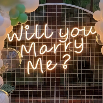 Will You Marry Me Style 2 Proposal Neon Light | Shineneon
