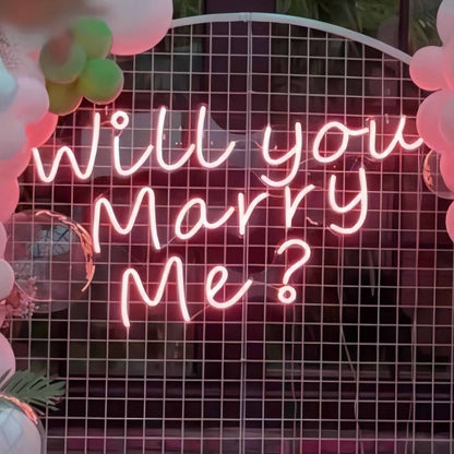 Will You Marry Me Style 2 Proposal Neon Light | Shineneon