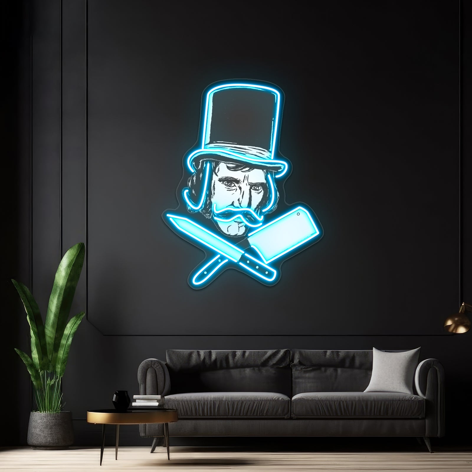 William Cutting The Butcher Artwork Neon Signs Custom | Shineneon