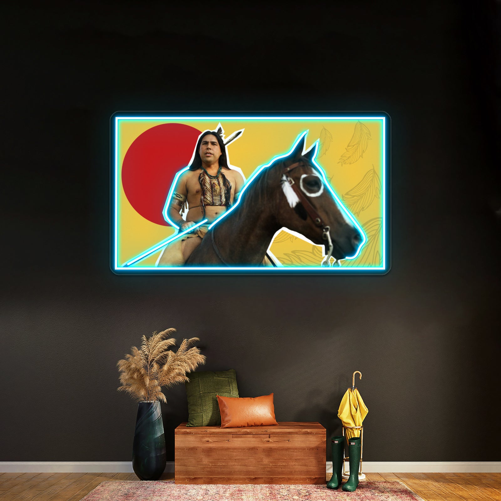 William Knifeman Aka Spirit Reservation Dogs Artwork Neon Signs Custom | Shineneon