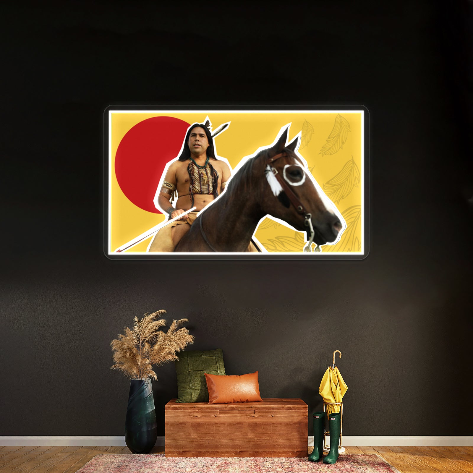 William Knifeman Aka Spirit Reservation Dogs Artwork Neon Signs Custom | Shineneon