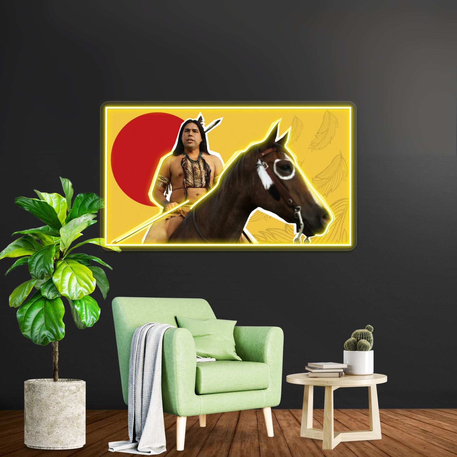 William Knifeman Aka Spirit Reservation Dogs Artwork Neon Signs Custom | Shineneon