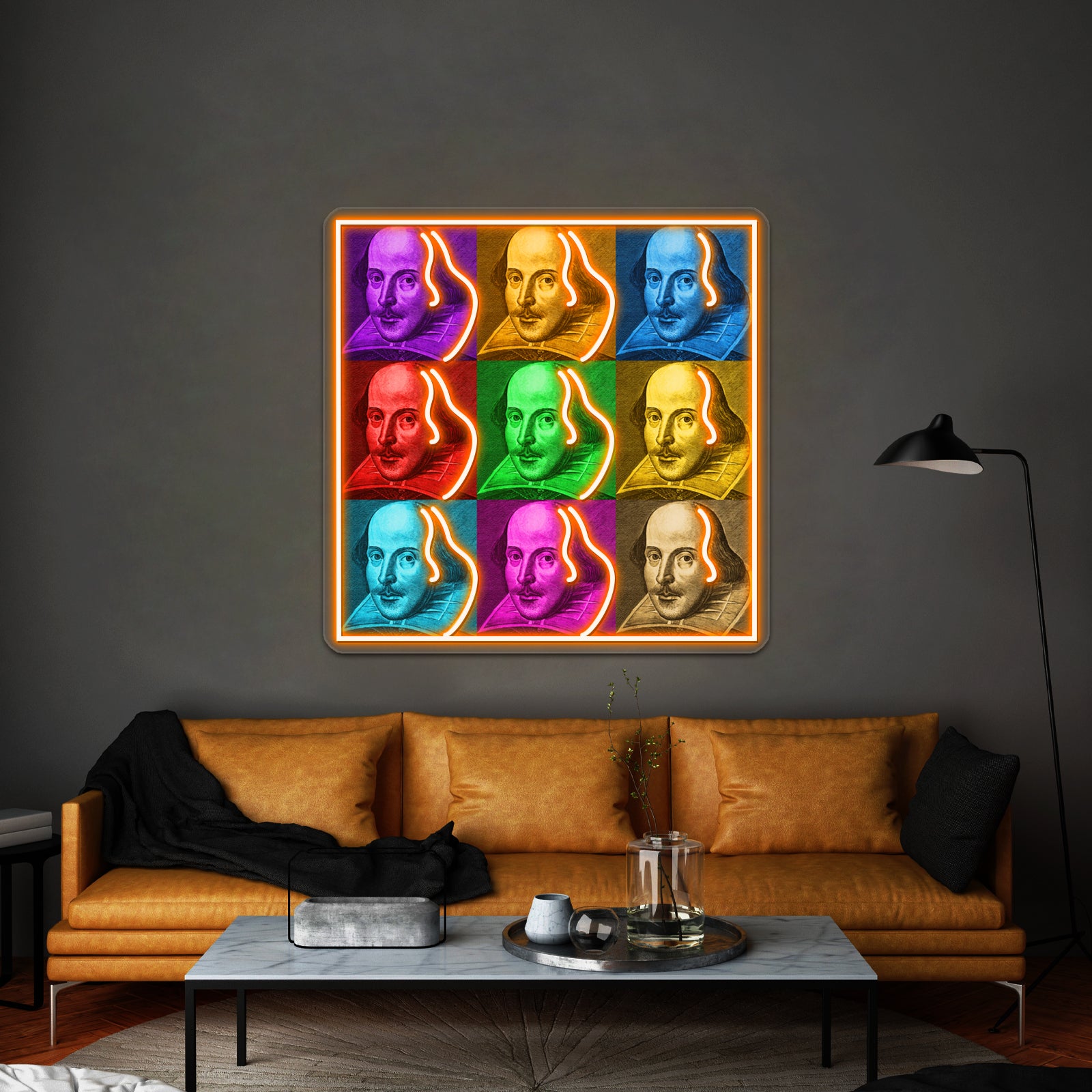 William Shakespeare Pop Artwork Neon Signs Custom | Shineneon
